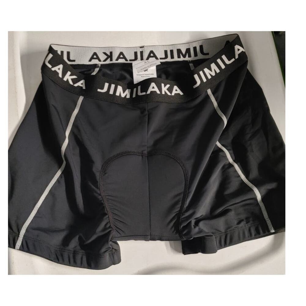Jimilaka Cycle Shorts XL Mens Black White Padded